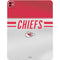 NFL Kansas City Chiefs White Striped iPad Pro 13in M4 (2024) Skin