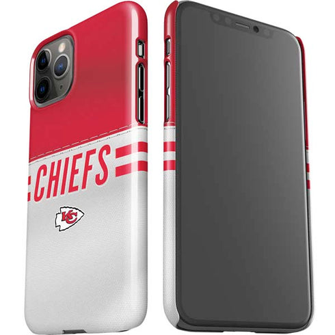 NFL Kansas City Chiefs White Striped iPhone 11 Pro Lite Case
