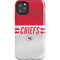 NFL Kansas City Chiefs White Striped iPhone 11 Pro Max Impact Case