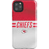 NFL Kansas City Chiefs White Striped iPhone 11 Pro Max Impact Case