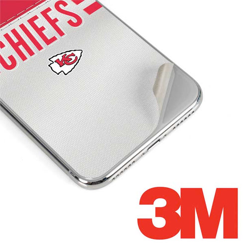 NFL Kansas City Chiefs White Striped iPhone 11 Pro Skin