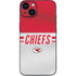 NFL Kansas City Chiefs White Striped iPhone 15 Skin