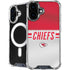 NFL Kansas City Chiefs White Striped iPhone 16 MagSafe Case