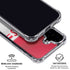 NFL Kansas City Chiefs White Striped iPhone 16 Plus Clear Case