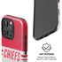 NFL Kansas City Chiefs White Striped iPhone 16 Pro Magsafe Impact Case