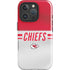 NFL Kansas City Chiefs White Striped iPhone 16 Pro Max Impact Case