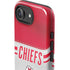 NFL Kansas City Chiefs White Striped iPhone 16e Impact Case