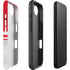 NFL Kansas City Chiefs White Striped iPhone 16e Impact Case