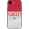NFL Kansas City Chiefs White Striped iPhone 16e Skin