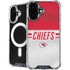 NFL Kansas City Chiefs White Striped iPhone 17 MagSafe Case
