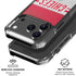 NFL Kansas City Chiefs White Striped iPhone 18 Pro Clear Case
