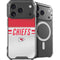 NFL Kansas City Chiefs White Striped iPhone 18 Pro MagSafe Case