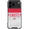 NFL Kansas City Chiefs White Striped iPhone 18 Pro Max Clear Case