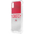 NFL Kansas City Chiefs White Striped iPhone XS Clear Case