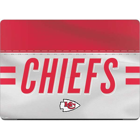 NFL Kansas City Chiefs White Striped Apple MacBook Pro 14-inch Skin