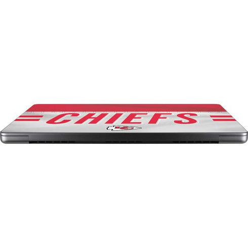 NFL Kansas City Chiefs White Striped Apple MacBook Pro 14-inch Skin