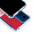 NFL Kansas City Chiefs White Striped Moto G 5G (2024) Clear Case