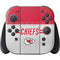 NFL Kansas City Chiefs White Striped Nintendo Switch 2 (2025) Joy-Con Controller Skin