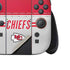 NFL Kansas City Chiefs White Striped Nintendo Switch 2 (2025) Joy-Con Controller Skin
