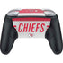 NFL Kansas City Chiefs White Striped Nintendo Switch 2 (2025) Pro Controller Skin