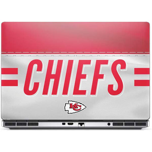 NFL Kansas City Chiefs White Striped Dell Precision Skin