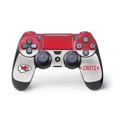 NFL Kansas City Chiefs White Striped PlayStation PS4 Skins