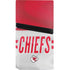 NFL Kansas City Chiefs White Striped PS5 Pro Disk Console Skin