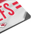 NFL Kansas City Chiefs White Striped Surface Laptop 7 13.8in Skin