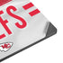 NFL Kansas City Chiefs White Striped Surface Laptop 7 15in Skin