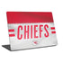 NFL Kansas City Chiefs White Striped Laptop Skins