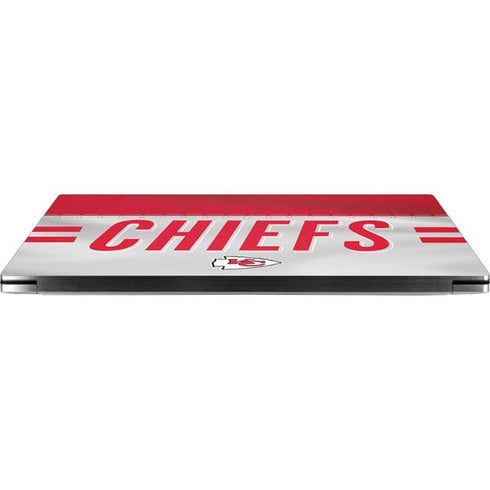 NFL Kansas City Chiefs White Striped Dell XPS Skin