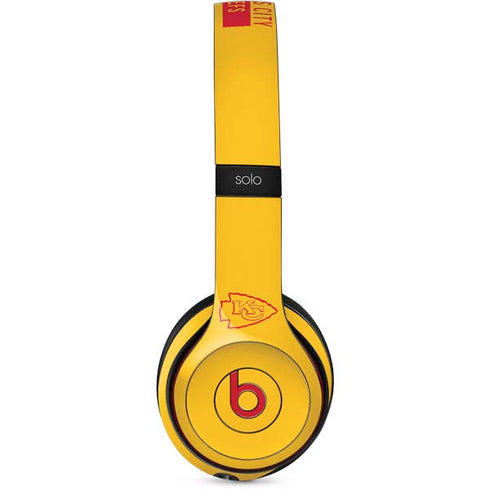 NFL Kansas City Chiefs Yellow Performance Series Beats Solo 3 Wireless Skin