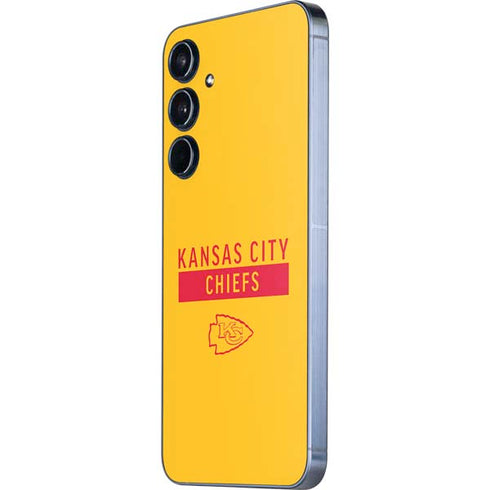 NFL Kansas City Chiefs Yellow Performance Series Galaxy A35 5G Skin