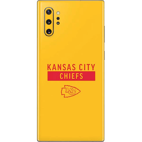 NFL Kansas City Chiefs Yellow Performance Series Galaxy Note 10 Plus Skin