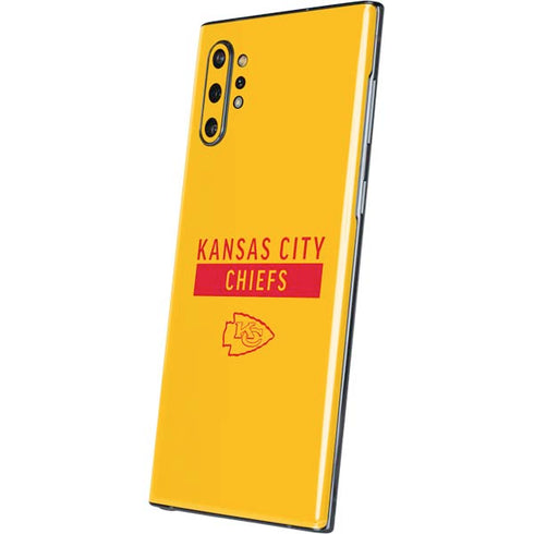 NFL Kansas City Chiefs Yellow Performance Series Galaxy Note 10 Plus Skin