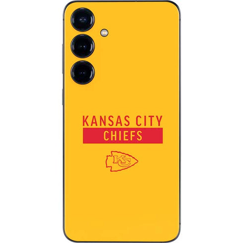 NFL Kansas City Chiefs Yellow Performance Series Galaxy S25 Plus Skin