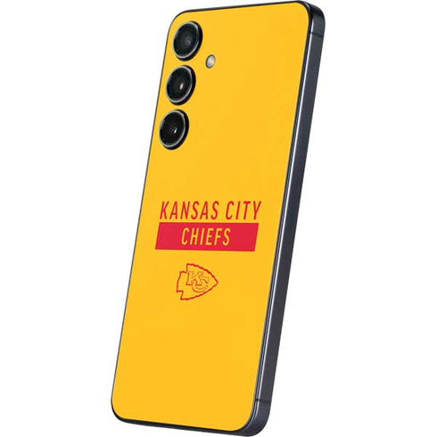 NFL Kansas City Chiefs Yellow Performance Series Galaxy S25 Plus Skin