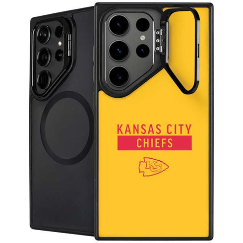 NFL Kansas City Chiefs Yellow Performance Series Galaxy S25 Ultra Kickstand Case