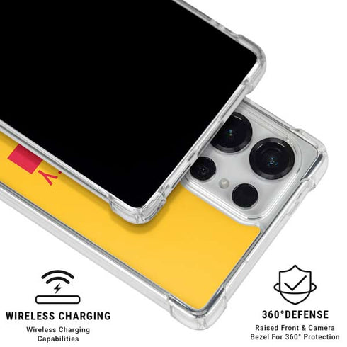 NFL Kansas City Chiefs Yellow Performance Series Galaxy S25 Ultra Clear Case
