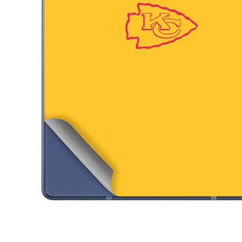 NFL Kansas City Chiefs Yellow Performance Series Galaxy Z Fold6 Skin