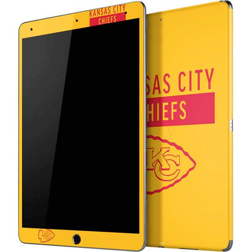 NFL Kansas City Chiefs Yellow Performance Series iPad Skins