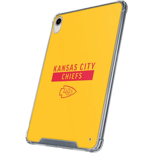 NFL Kansas City Chiefs Yellow Performance Series iPad 11th Gen (2025) Clear Case