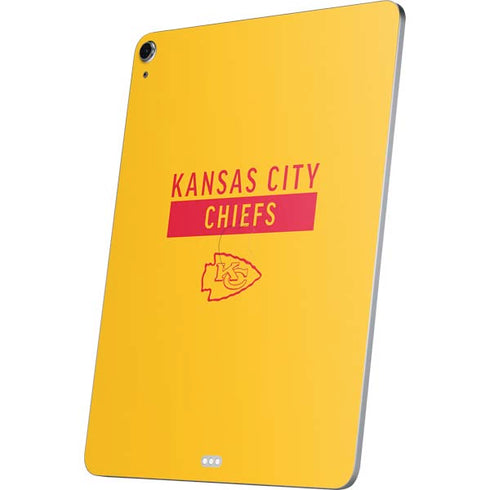 NFL Kansas City Chiefs Yellow Performance Series Apple iPad Air Skin