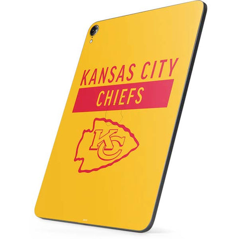NFL Kansas City Chiefs Yellow Performance Series Apple iPad Pro Skin