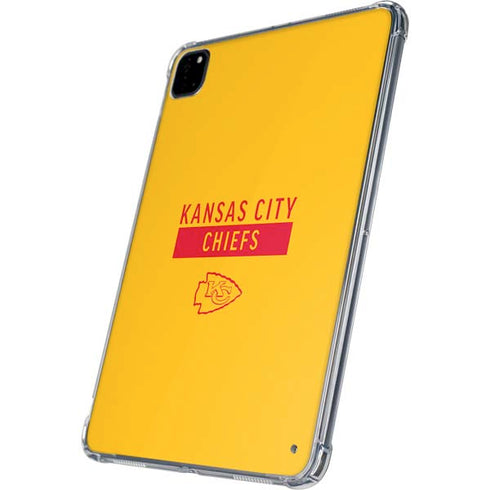 NFL Kansas City Chiefs Yellow Performance Series iPad Pro 11in (2024) Clear Case
