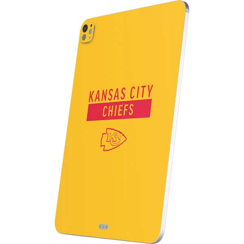 NFL Kansas City Chiefs Yellow Performance Series iPad Pro 13in M4 (2024) Skin
