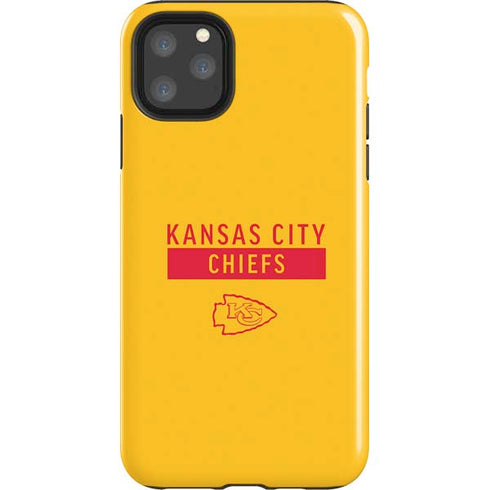 NFL Kansas City Chiefs Yellow Performance Series iPhone Cases