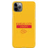 NFL Kansas City Chiefs Yellow Performance Series iPhone Cases