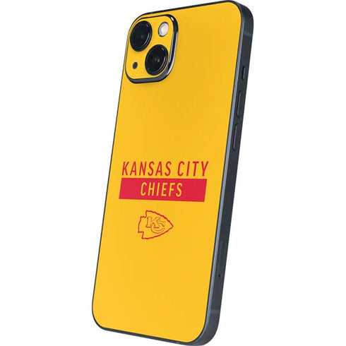 NFL Kansas City Chiefs Yellow Performance Series iPhone Skins