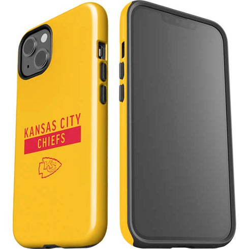 NFL Kansas City Chiefs Yellow Performance Series iPhone 15 Impact Case